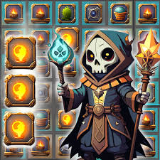 Pharaoh Adventure Egyptian puzzle game showing hieroglyphic tiles and treasure collection